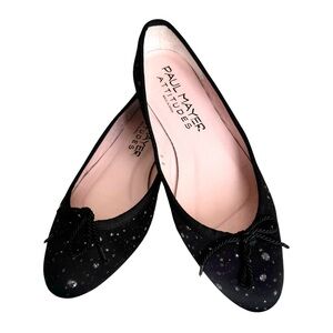 Paul Mayer Attitudes Luxe Flats Silver Black